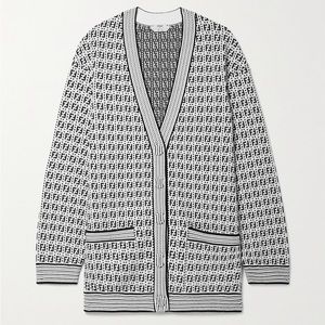 Fendi black and white Cardigan